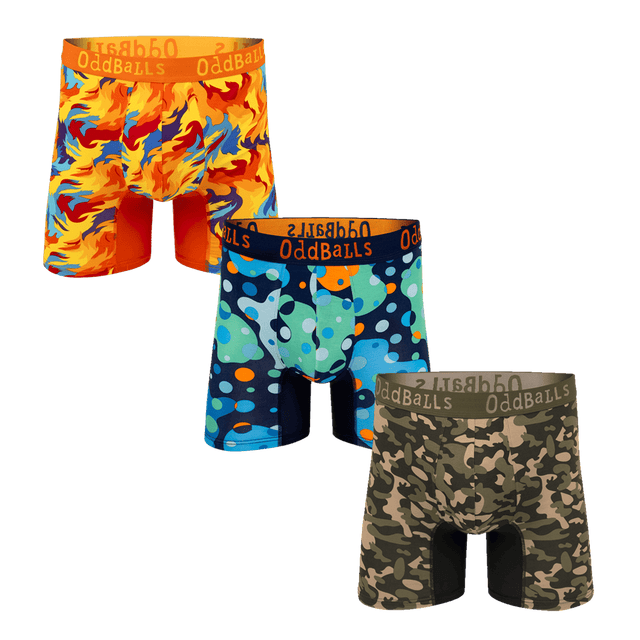 Essentials Bundle - Mens Bamboo Boxer Shorts 3 Pack Bundle