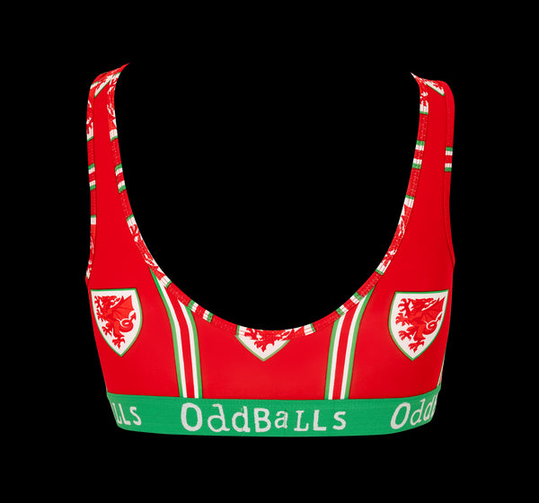 FA Wales Red & Green - Ladies Bralette