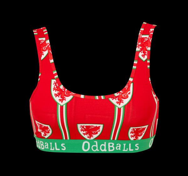 FA Wales Red & Green - Ladies Bralette