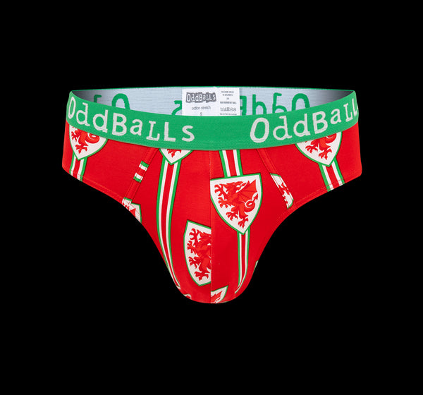 FA Wales Red & Green - Mens Briefs