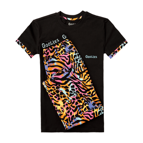 Langer Pyjama von Goolies (Kinder) – Filthy Animal – Hose und T-Shirt