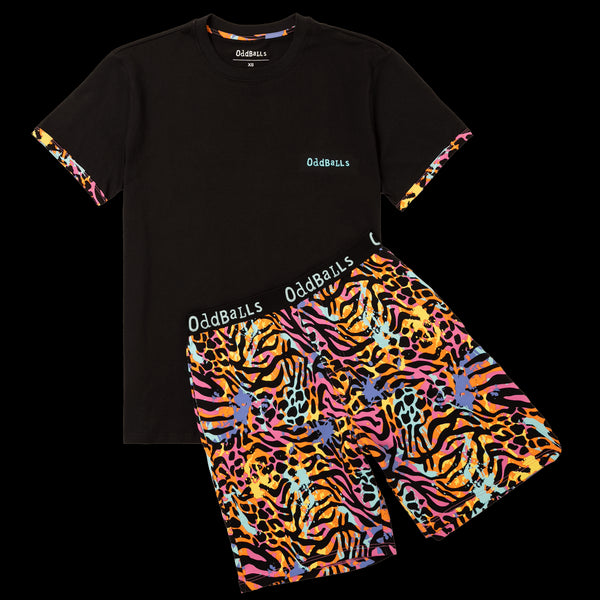 Mens Short Pyjamas - Filthy Animal - Shorts & T-Shirt