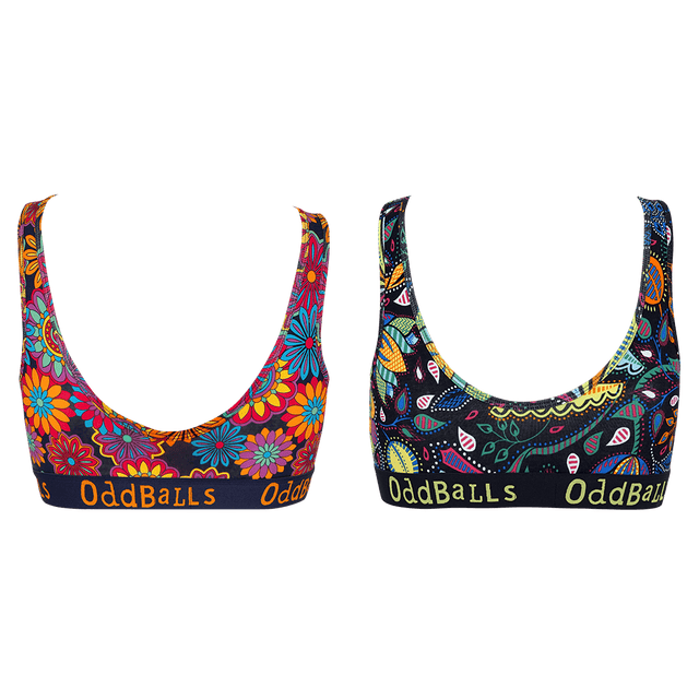 Floral Bundle - Ladies Bralette 2 Pack Bundle