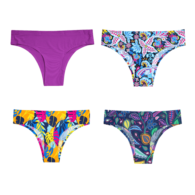 Elephant Underwear Vibrant and Exciting Graffiti Soft Panties