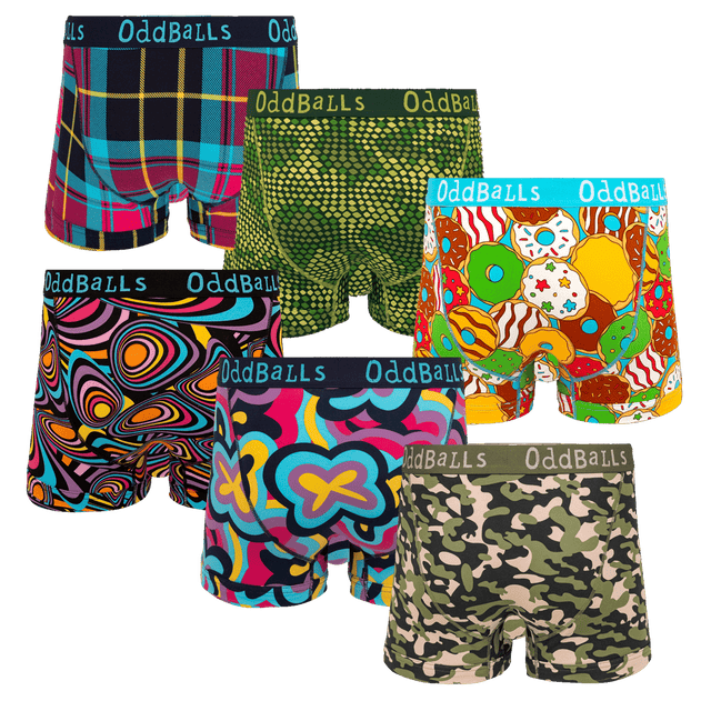 Fresh Finds Bundle - Mens Boxer Shorts 6 Pack