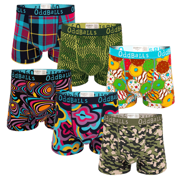 Fresh Finds Bundle - Mens Boxer Shorts 6 Pack