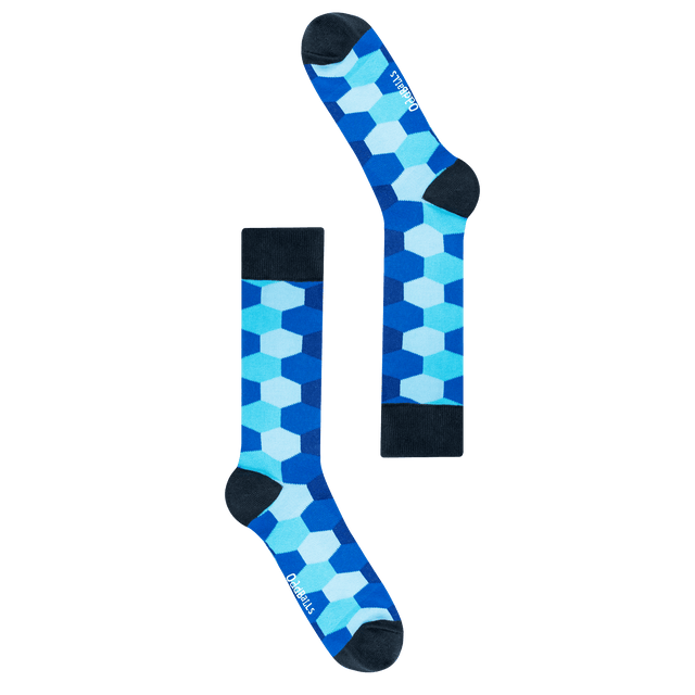 Hex Blue - Socks Size 1-2