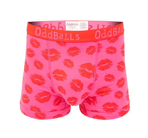 Hot Lips - Mens Boxer Shorts