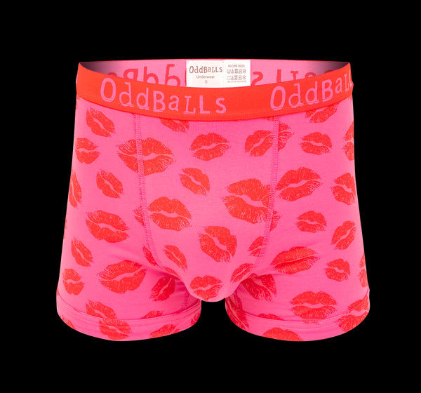 Hot Lips - Mens Boxer Shorts