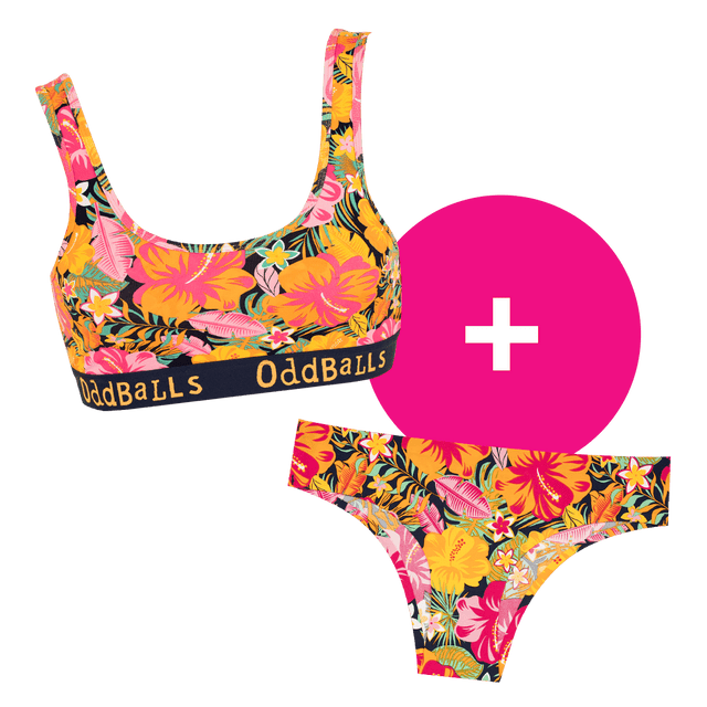 Hibiscus - Women's Bralette and Seamless Bundle