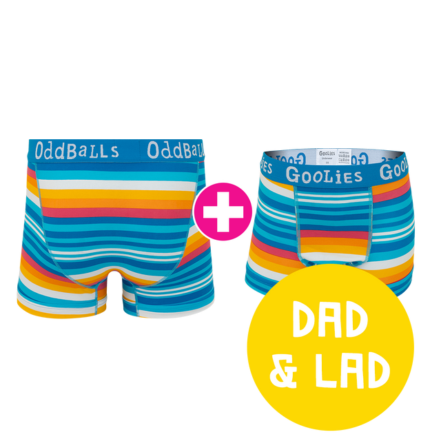 Horizon Dad & Lad Bundle - Mens Boxer Briefs & Kids Boxer Briefs Bundle