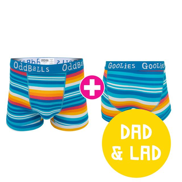 Horizon Dad & Lad Bundle - Mens Boxer Shorts & Kids Boxer Shorts Bundle