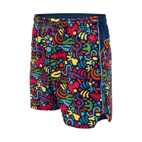 Jurassic - Pattern- Mens Sports Shorts