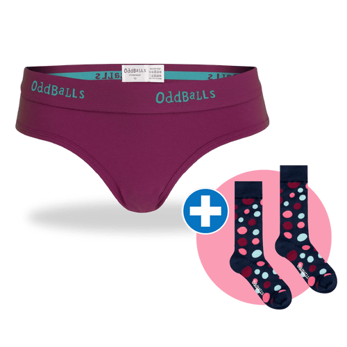 CLASSIC Subscription - Ladies Briefs & Free Socks - Monthly Subscription