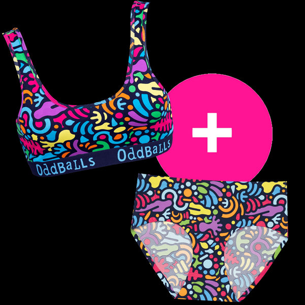 Jurassic - Women's Bralette and Full Seamless Bundle