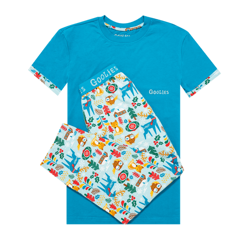 Goolies (Kinder) Langer Pyjama - Lap Land - Lang und T-Shirt 