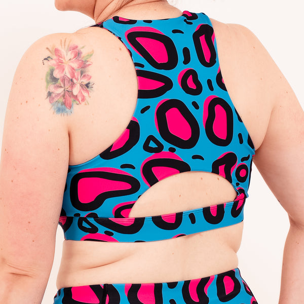 Lazy Leopard - Sports Bra