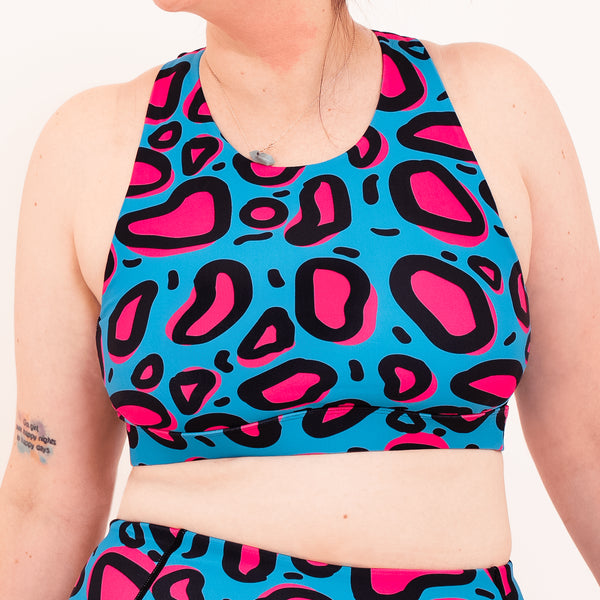 Lazy Leopard - Sports Bra