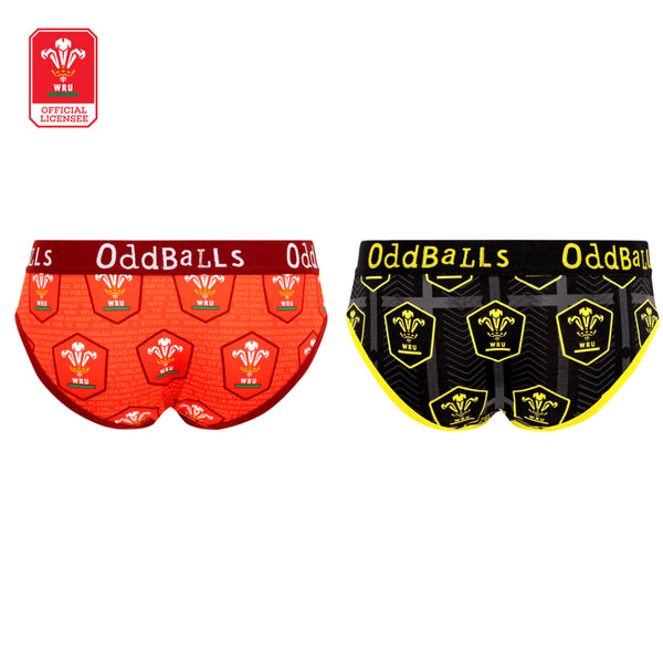 Welsh Rugby Union - Home & Alternate - Ladies Briefs Bundle