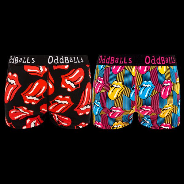 The Rolling Stones Bundle - Ladies Boxer Shorts 2 Pack Bundle