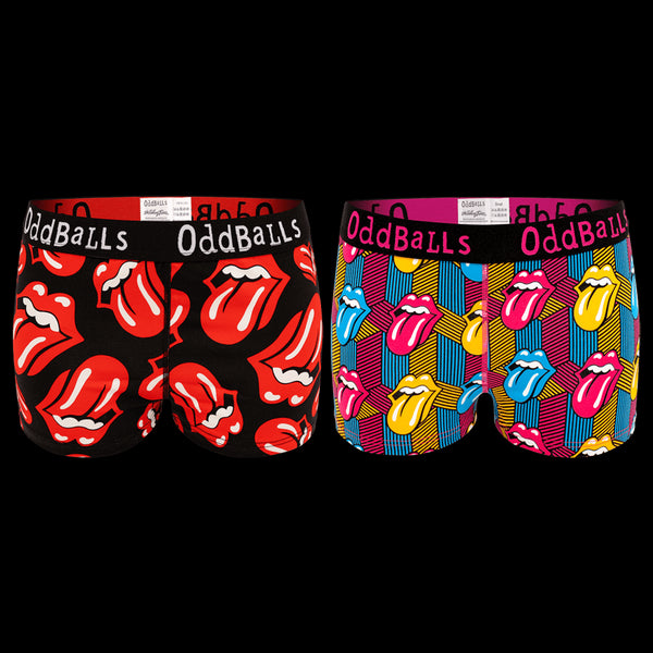 The Rolling Stones Bundle - Ladies Boxer Shorts 2 Pack Bundle