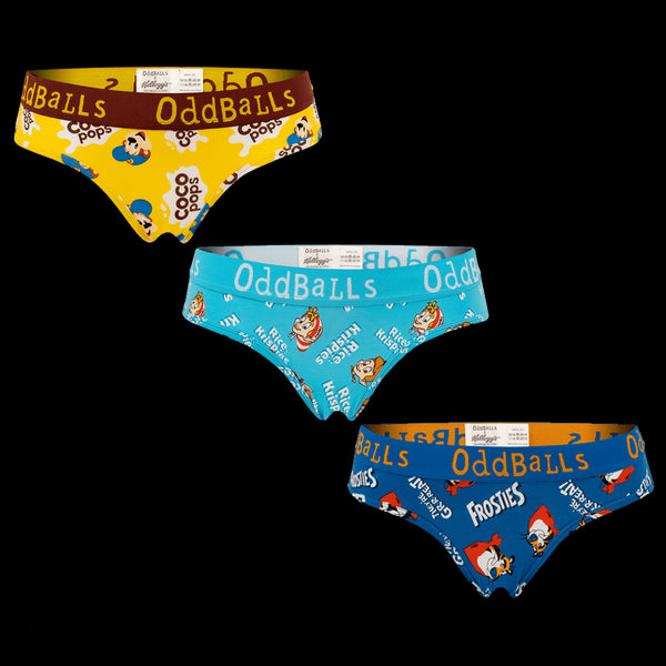 Kelloggs Variety Pack - Ladies Briefs 3 Pack