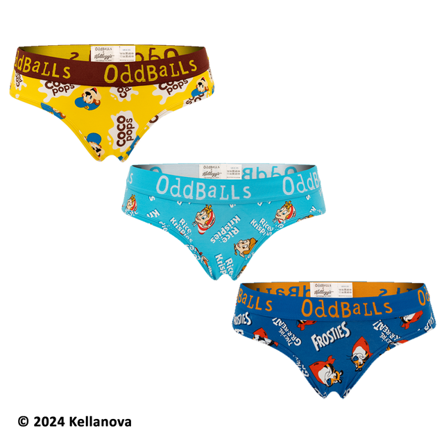 Kelloggs Variety - Ladies Briefs 3 Pack Bundle