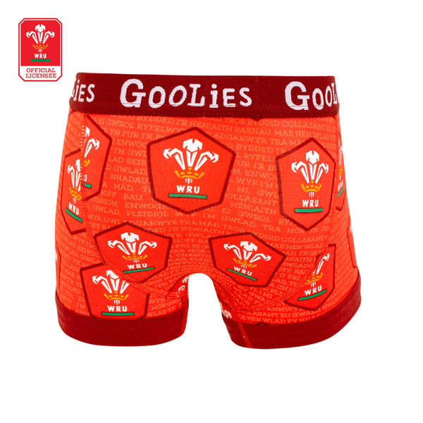 Welsh Rugby Union - Home - Kids Boxer Shorts - Goolies