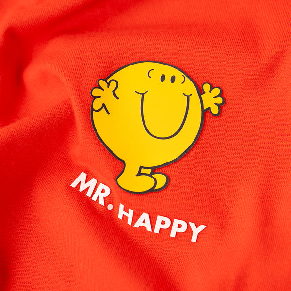 Mens Long Pyjamas - Mr Happy - Trousers & T-Shirt