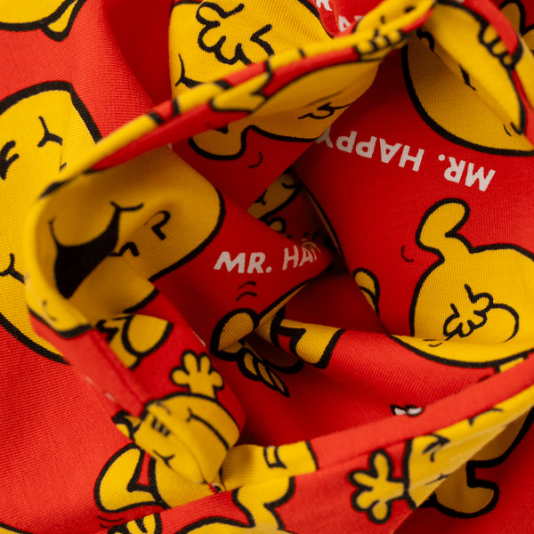 Mens Long Pyjamas - Mr Happy - Trousers & T-Shirt