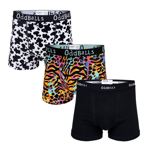 Wochenendpaket - 3er-Pack Boxershorts für Herren