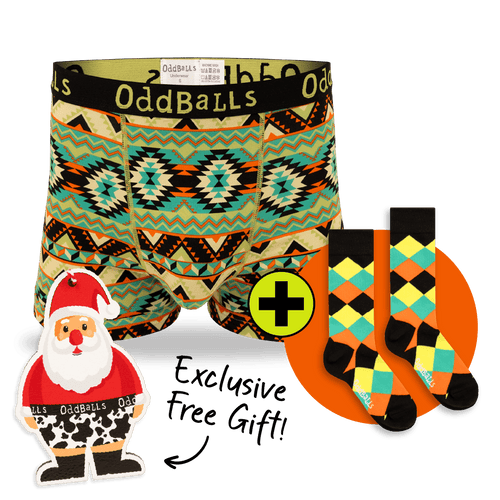 06 Month Pre-Paid: Mens Boxer Shorts & Free Socks - Monthly Subscription [G2]