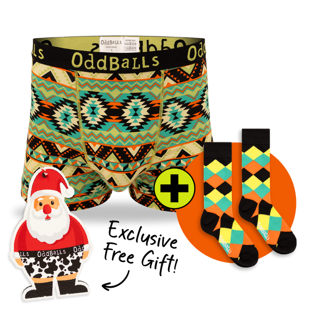 Mens Boxer Shorts & Free Socks - Monthly Subscription