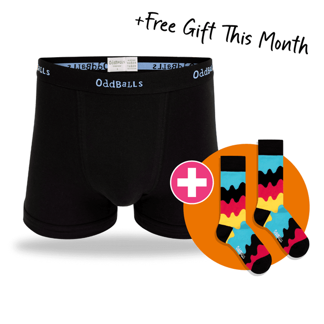 06 Month Pre-Paid: CLASSIC Subscription - MENS BOXER Shorts & Socks [G2]