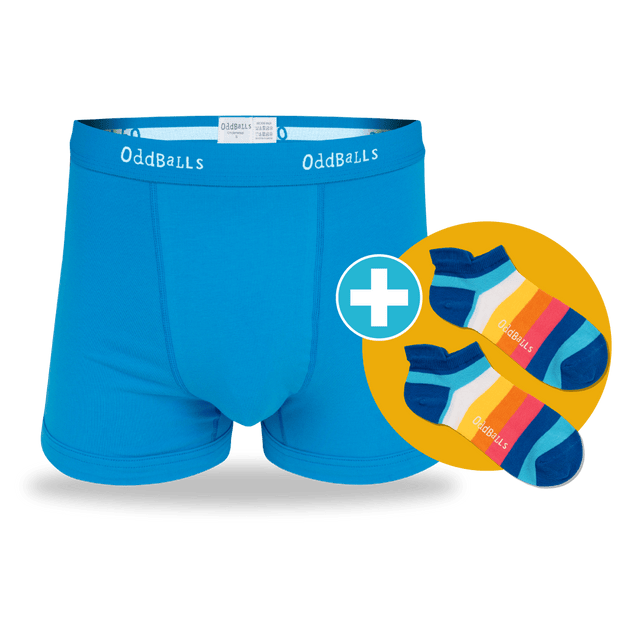 12 Month Pre-Paid: CLASSIC Subscription - MENS BOXER Shorts & Socks [G2]