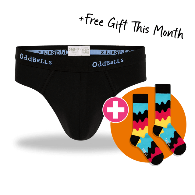 06 Month Pre-Paid: CLASSIC Subscription - MENS BRIEFS & Socks [G2]