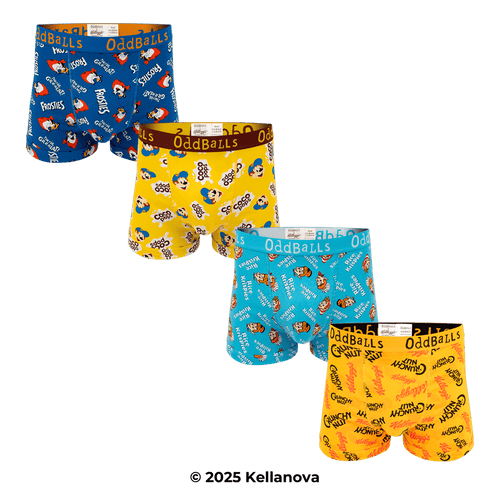 Kelloggs Variety Pack - Mens Boxer Shorts 4 Pack