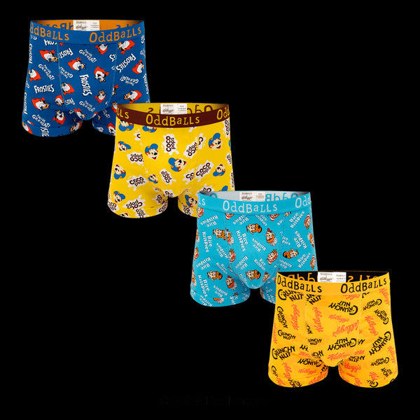 Kelloggs Variety Pack - Mens Boxer Shorts 4 Pack