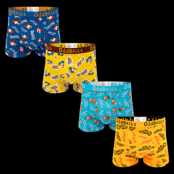 Kelloggs Variety Pack - Mens Boxer Shorts 4 Pack