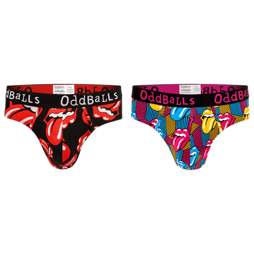 The Rolling Stones - Mens Briefs 2 Pack Bundle