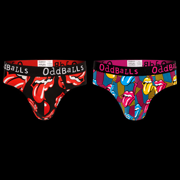 The Rolling Stones - Mens Briefs 2 Pack Bundle