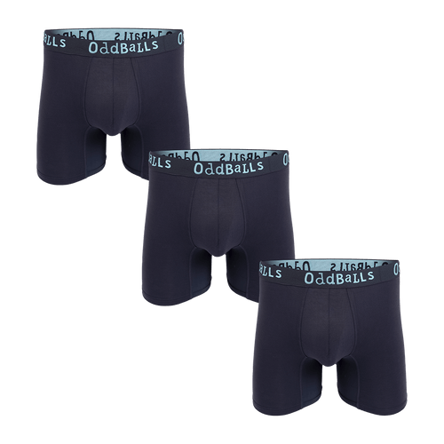 Midnight Bundle - Mens Bamboo Boxer Shorts 3 Pack Bundle