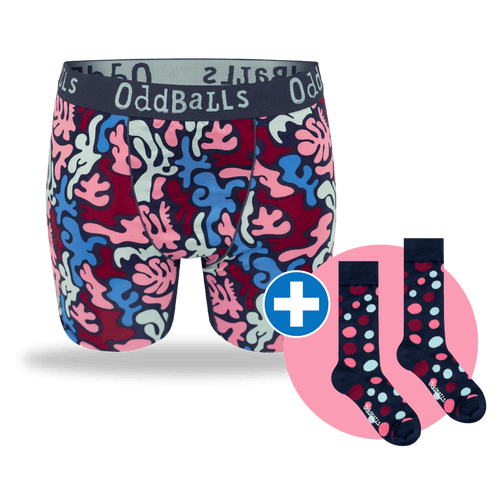 03 Month Pre-Paid: Ladies Bamboo Boxer Shorts & Free Socks - Monthly Subscription