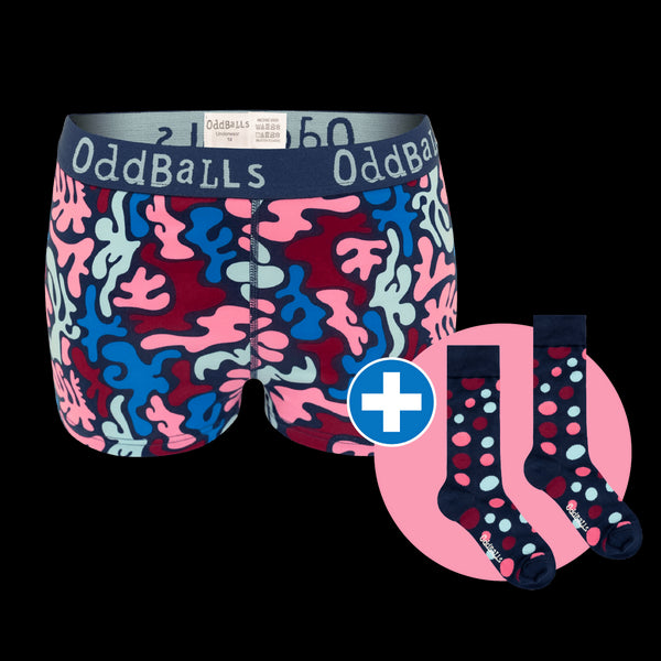 Ladies Boxer Shorts & Free Socks - Monthly Subscription