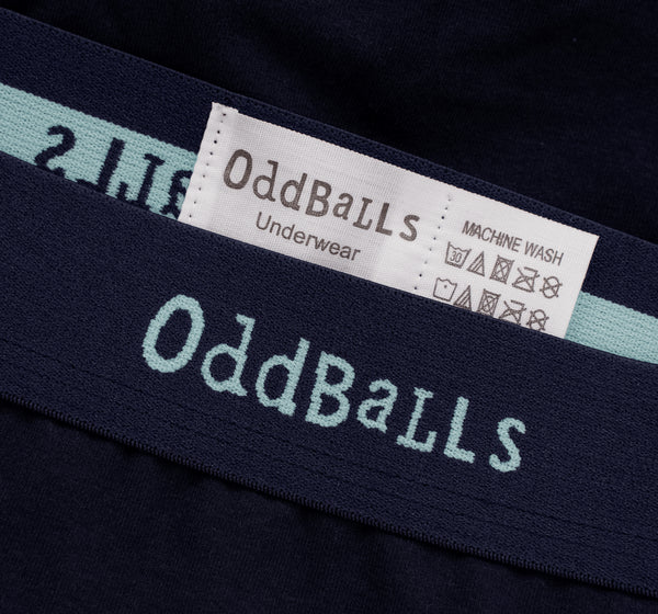 Navy/Blue OddBalls - Mens Boxer Shorts