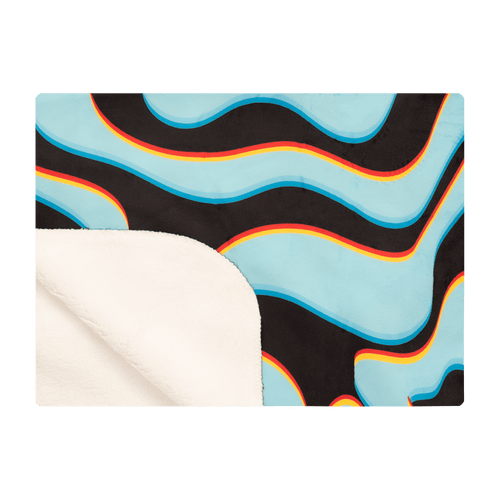 Neon Lava -  Fleece Blanket