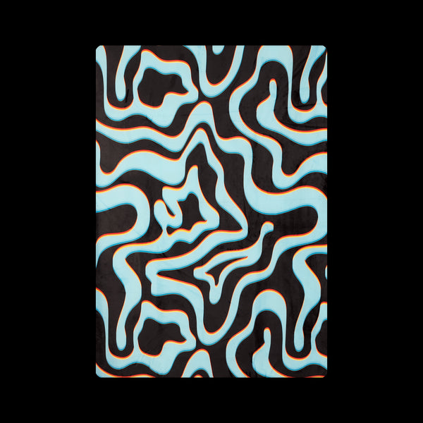 Neon Lava -  Fleece Blanket