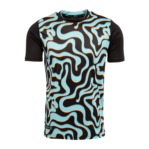 Neon Lava - Muster - Trainings-T-Shirt für Männer