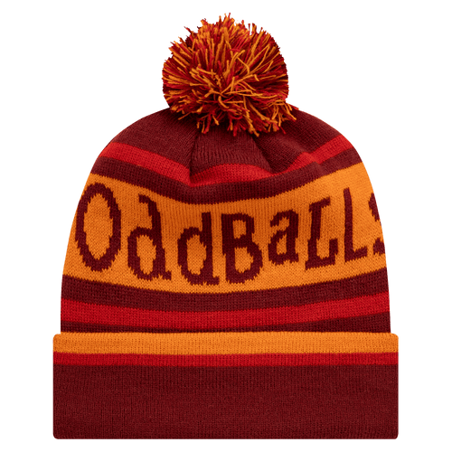 Burgundy | Orange | Red - Bobble Hat