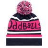 Navy | Pink | White - Bobble Hat